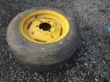 PAIR 6.00-16 IMPLEMENT TIRES & RIMS