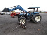 FORD 4630 TRACTOR W BUSHHOG LOADER