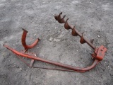 RED 3PT POST HOLE DIGGER