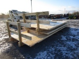 20' WAGON FLAT W BACK BOARD