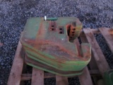 6) JD TRACTOR WEIGHTS