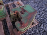 6) JD TRACTOR WEIGHTS