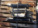 4) UNUSED HYD CYLINDERS