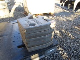 5) KUBOTA TRACTOR WEIGHTS