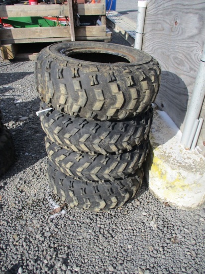 4) USED 4-WHEEL TIRES