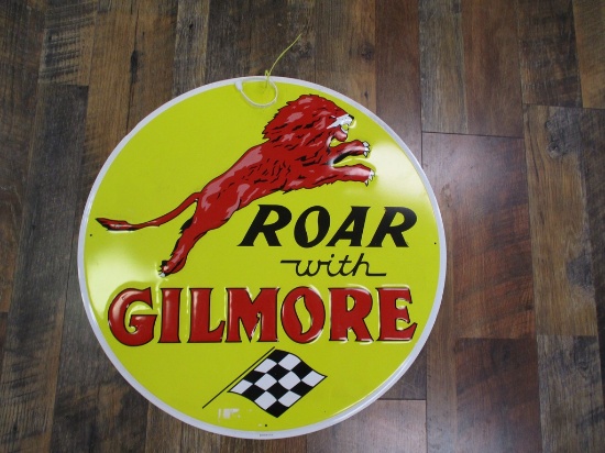 ROAR WITH GILMORE TIN SIGN