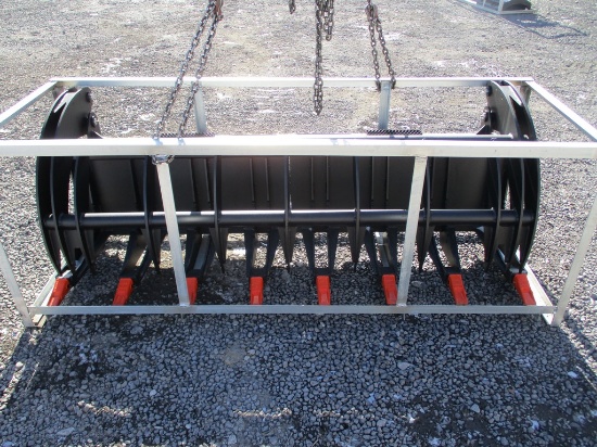 GREATBEAR 78" SKIDSTEER GRASSFOIRK GRAPPLE