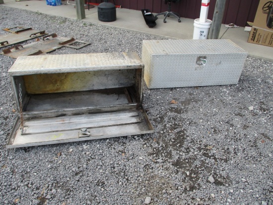 2 ALUM TRUCK BOXES