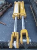 2 YELLOW HYD CYLINDER