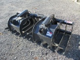 STOUT XD84-6 SKIDSTEER BRUSH GRAPPLE