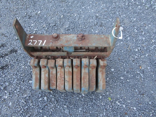 9 FORD WEIGHTS AND 1 BRACKET