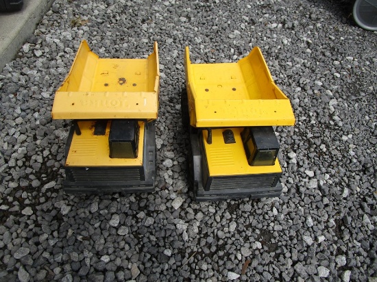2) TONKA DUMP TRUCKS