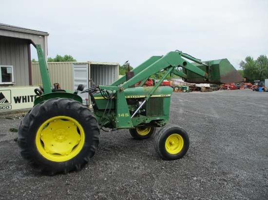 JOHN DEERE 2030 TRACTOR W JD 145 LOADER