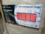 STEELMAN 7', 10 DRAWERS RED WORK BENCH