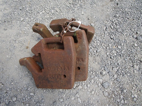3) KUBOTA WEIGHTS