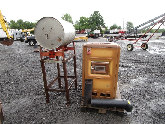 SIEGLER OIL HEATER W TANK & STAND