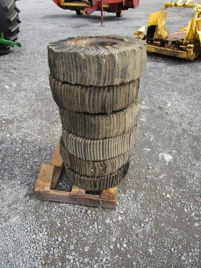 6) USED BUSHHOG  TIRES 5 LUG