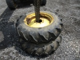 11.2-24 TRACTOR TIRES & RIMS