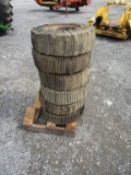 6) USED BUSHHOG  TIRES 5 LUG