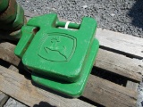 2 JOHN DEERE COMPACT WEIGHTS