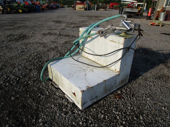 50 GALLON L-SHAPE FUEL TANK WITH 8 GPM GPI PUMP