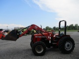MASSEY FERGUSON 451 W BUSHHOG 346 LOADER