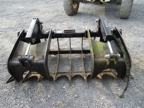 SOLEBEE'S 72" HD SKIDSTEER GRAPPLE