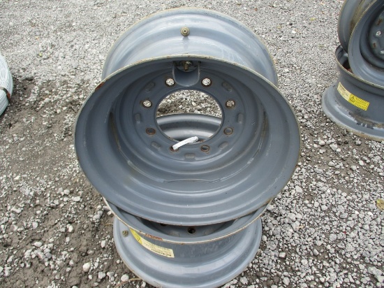 PAIR 12-6.5 SKIDSTEER RIMS