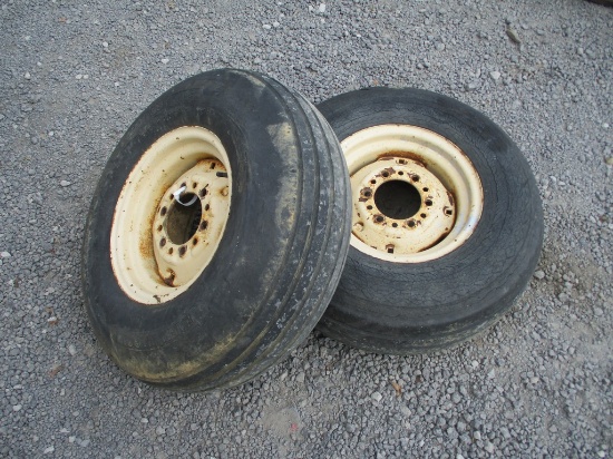 2) 9.5-14 IMPLEMENT TIRES