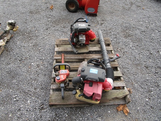 2) REDMAX BACK PACK LEAF BLOWERS