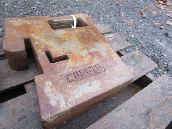2) KUBOTA WEIGHTS