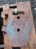 1) FORD WEIGHTS