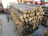 APPROX 72) 4X8 FENCE POST