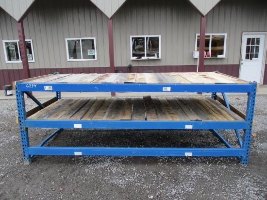 BLUE PALLET RACK SECTION