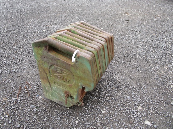 10) BW TRACTOR WEIGHTS