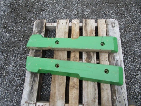 2) JOHN DEERE SIDE FRAME WEIGHT