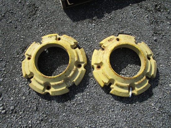 PAIR JOHN DEERE WHEEL WEIGHT