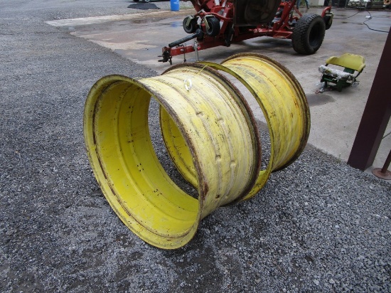 PAIR 34" TRACTOR WHEELS