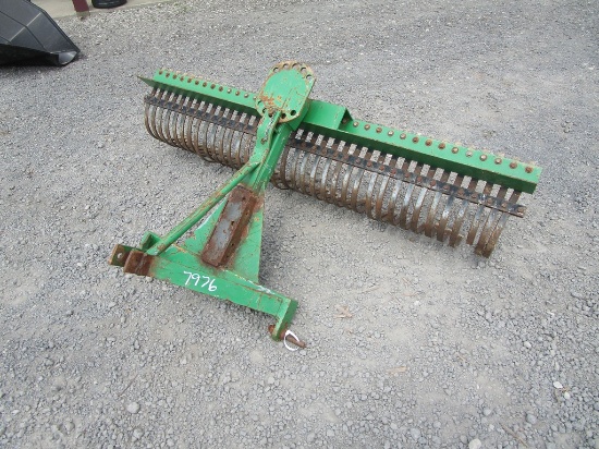 GREEN 3PT 6' ROCK RAKE