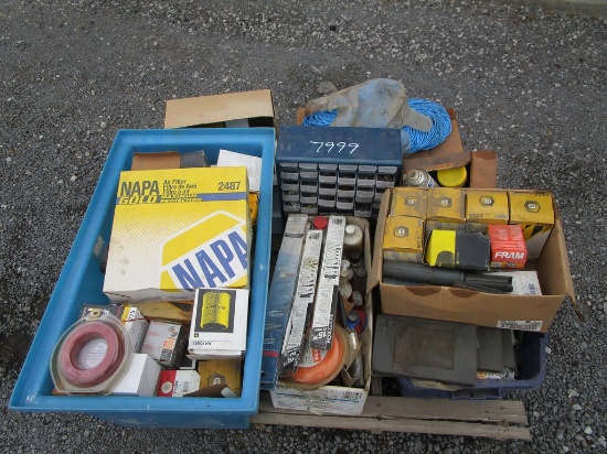 PALLET OF MISC FILTERS AND MISC