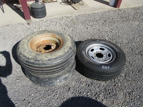 3) MISC SPARE TIRES