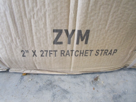 10) 2" X 27' RATCHET STRAPS