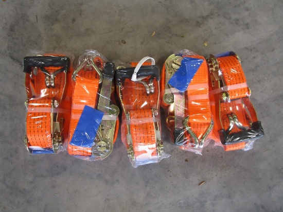 5) 2"X27' RATCHET STRAPS