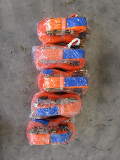5) 1.5"X27' RATCHET STRAPS