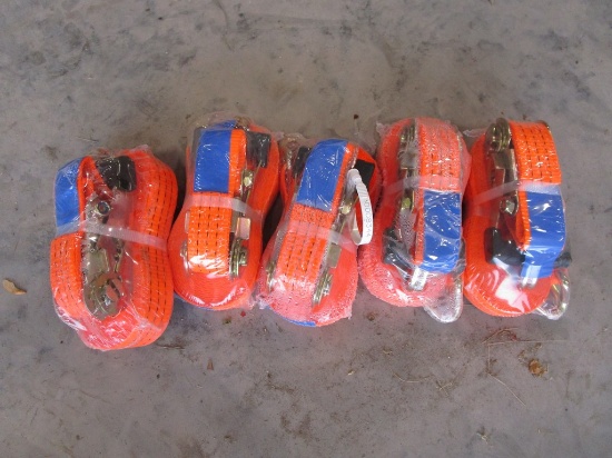 5) 1.5"X27' RATCHET STRAPS