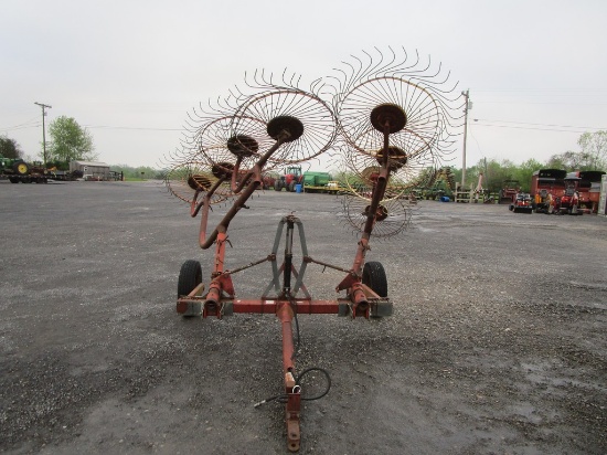 8 WHEEL V RAKE