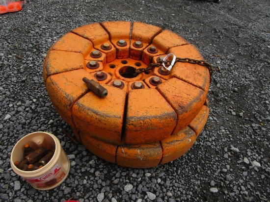 SET OF FORD PIE WEIGHTS W STUDS