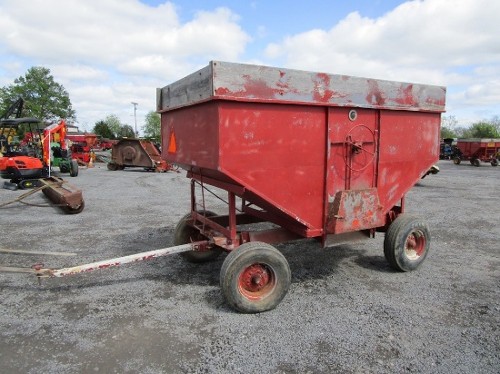 RED AND WHITE GRAVITY WAGON