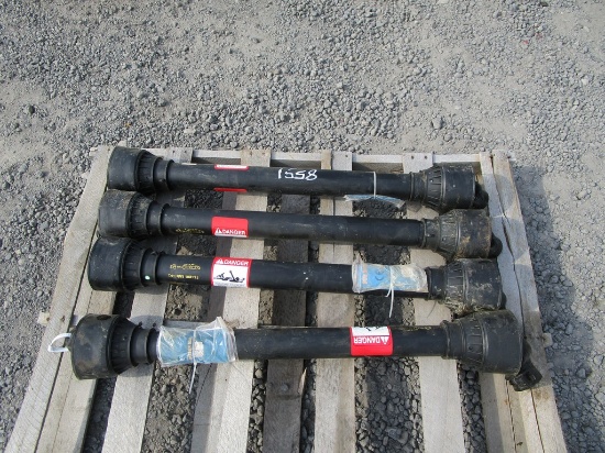 4) COMPLETE PTO SHAFTS
