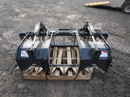 STOUT 72-8 SKIDSTEER BRUSH GRAPPLE